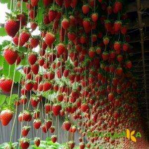 Клубника ампельная Анастасия купить по цене от 370р. в интернет-магазине «Посадика» с доставкой почтой в в Опочкае и по всей России – [изображение №1].